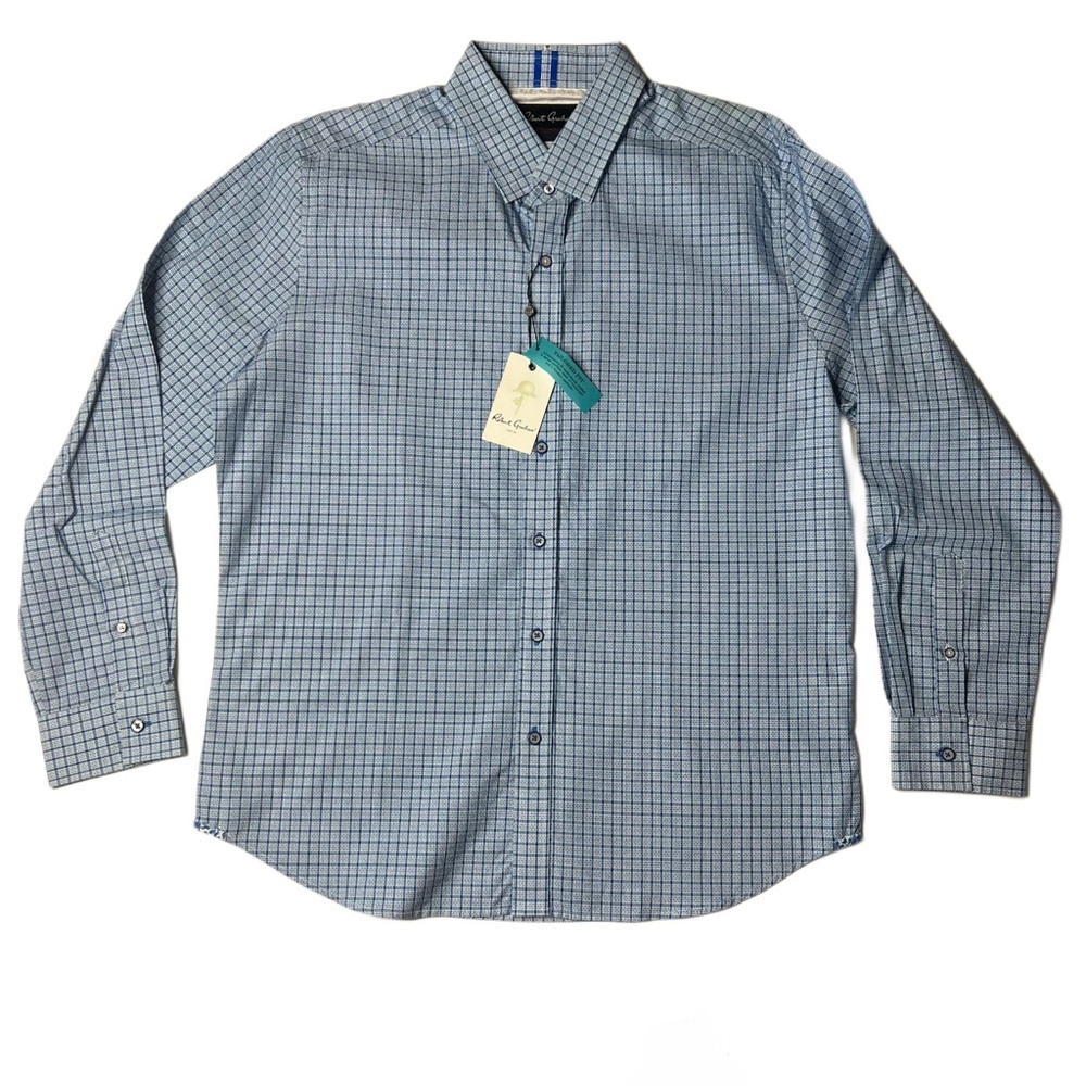 NWT Robert Graham Sansom Long Sleeve Tailored Fit Dress Shirt